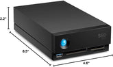 Lacie 1big Dock SSD Pro STHW2000800 2TB Thunderbolt 3 Desktop External Drive